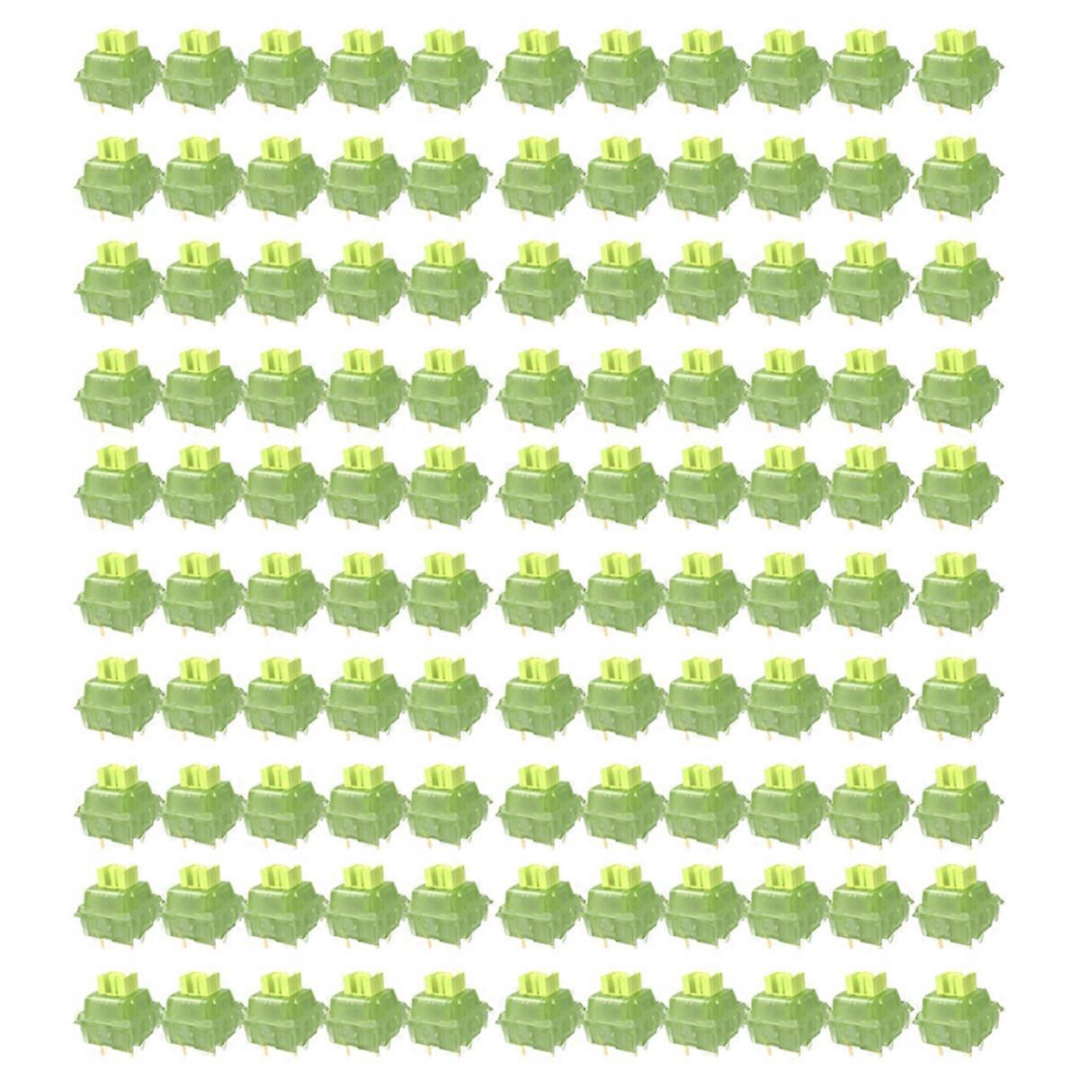 110Pcs V3 Switch Mechanical Keyboard Linear Tactile,Green Lemon Shaft