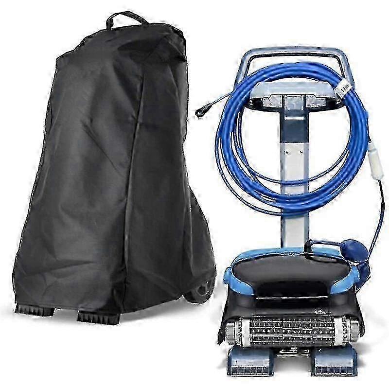 Seasonal storage cover for Dolphin robot cleaner with drawstring