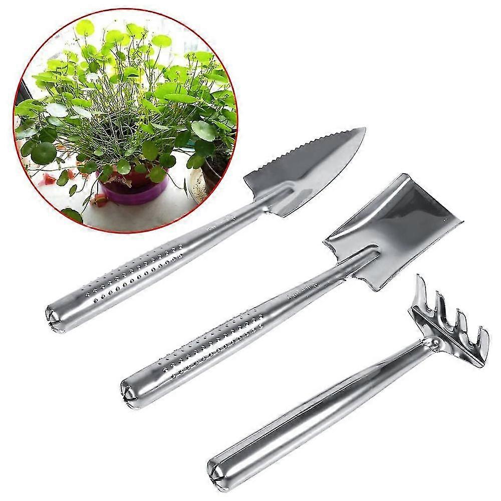 3 Pcs Set Mini Gardening Plant Pot Tools Small Shovel