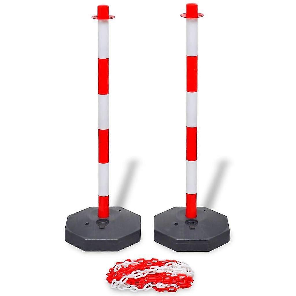 Chain Post Set With 10 M Plastic Chain