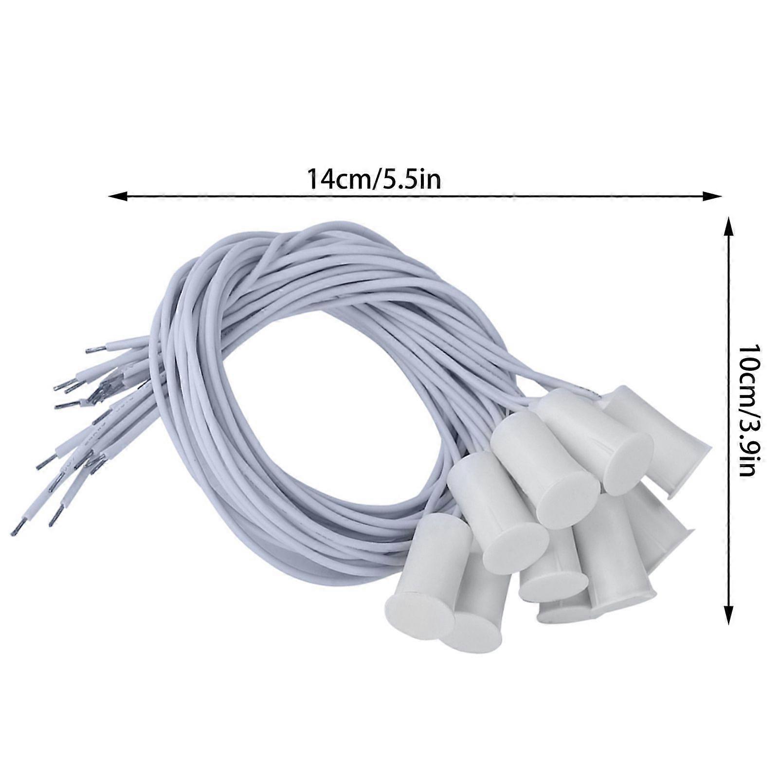10pcs Wired Door Window Sensor Magnetic Switch for Home Alarm System