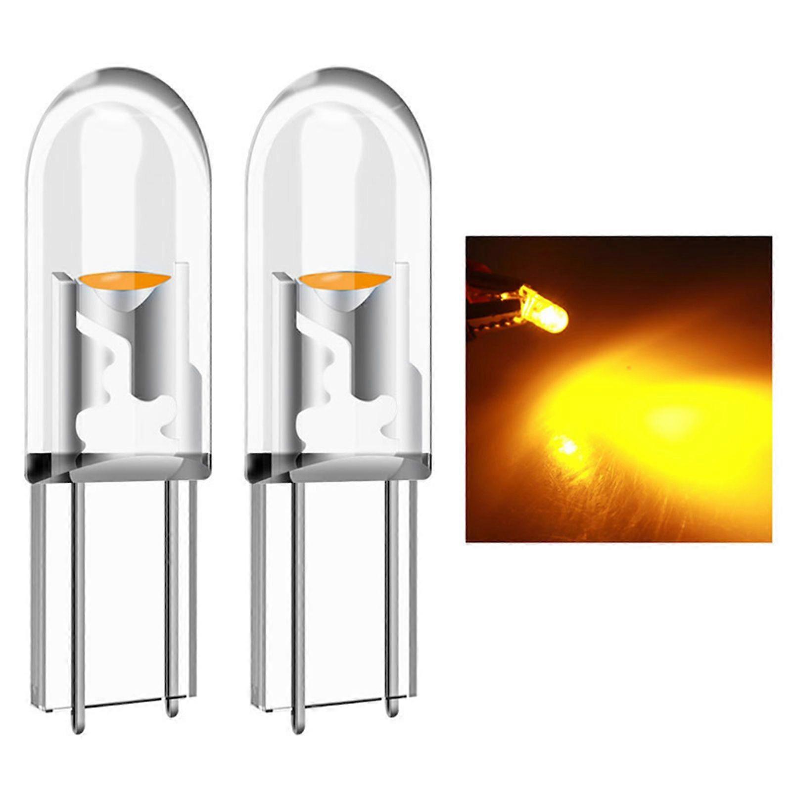 2pcs T5 LED Instrument Light Extra Bright Dashboard Lights For Cars Motorcycles Dashes Lights