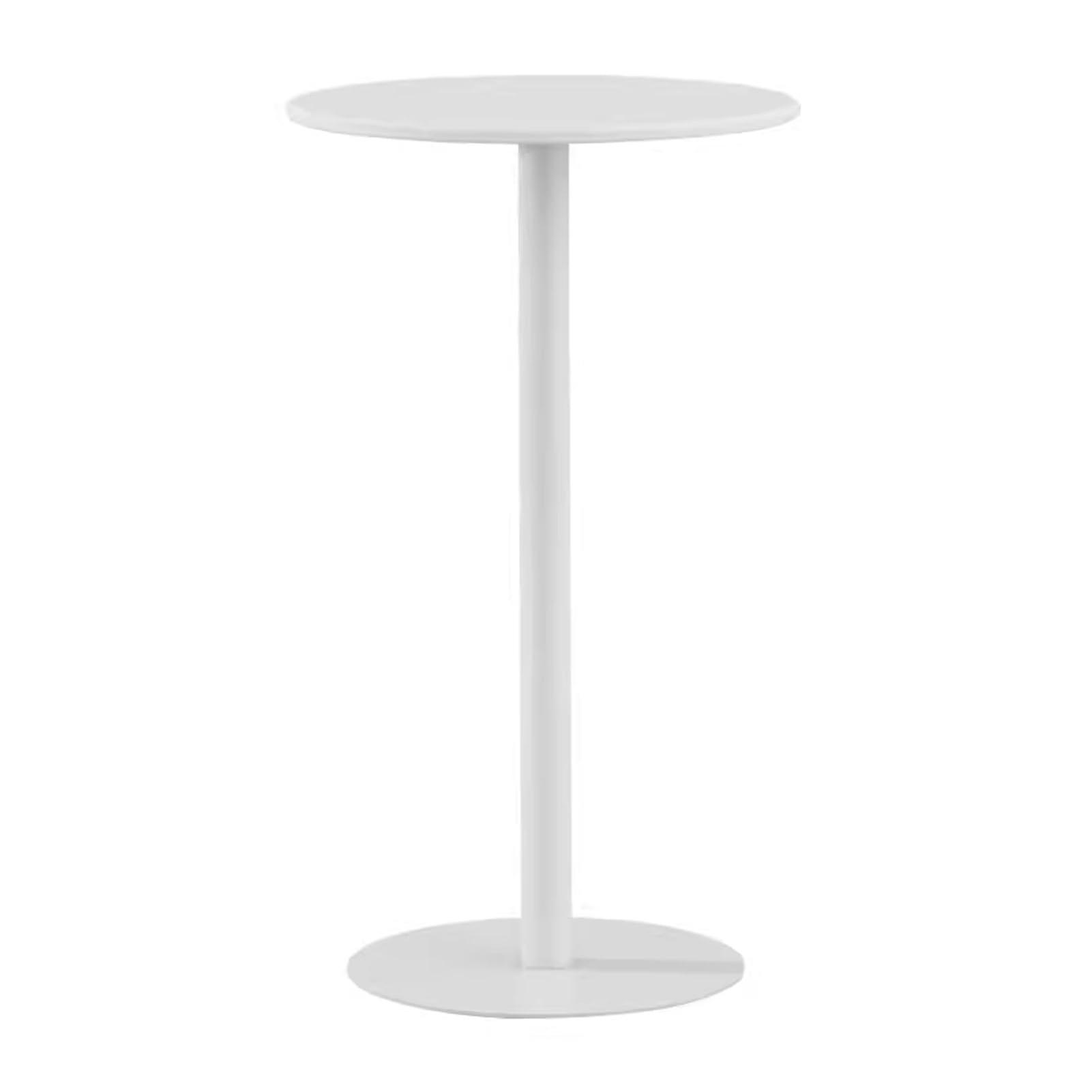 Round Black Tall Bar Table For Home Office Circular Counter Table Indoor Outdoor 70x70x104cm