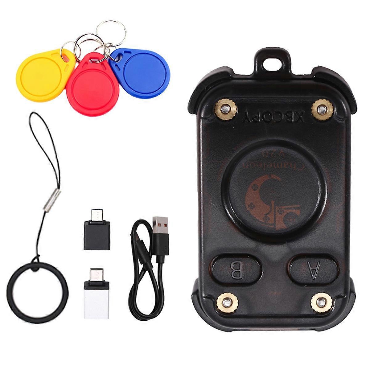 Chameleon V2.0 RFID Smart Chip Reader Emulator NFC Duplicator+3xUID Keychain 125K 13.56Mhz Card Deco