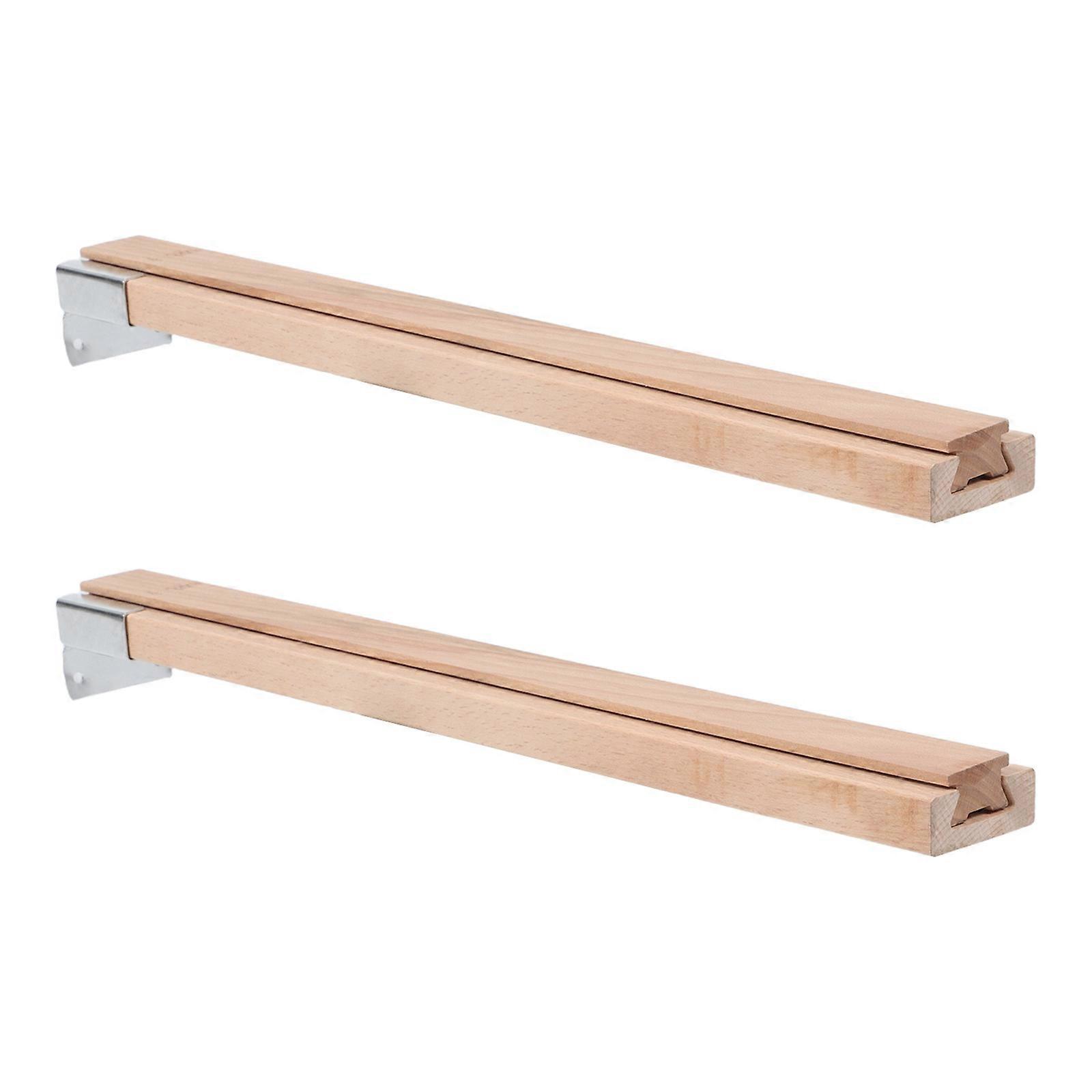 6Pcs Wood Drawer Slides for Smooth Sliding Center Mount Furniture Use