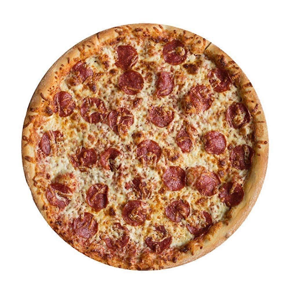 Pepperoni Pizza Blanket, Soft Cozy Pizza Print Throw Blanket, 152 cm Diameter, Foldable Baby Wrap, Party And Camping Use