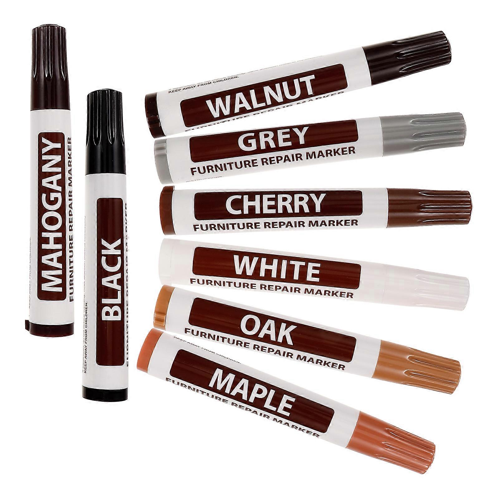 Wood Furniture Markers Touch-Up for Repairing Scratches 24Pcs Assorted Colors