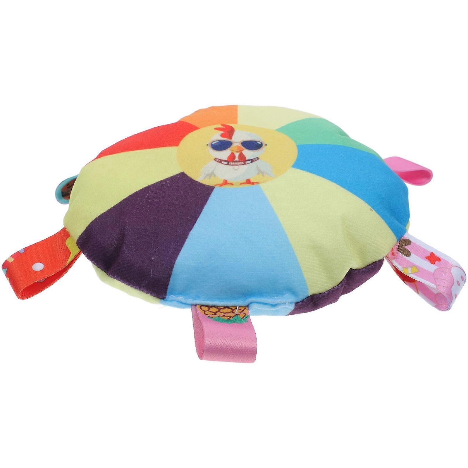 Squeaky Toy Plush Pet Toy for Puppy Training 4Pcs Chicken Shaped Disc