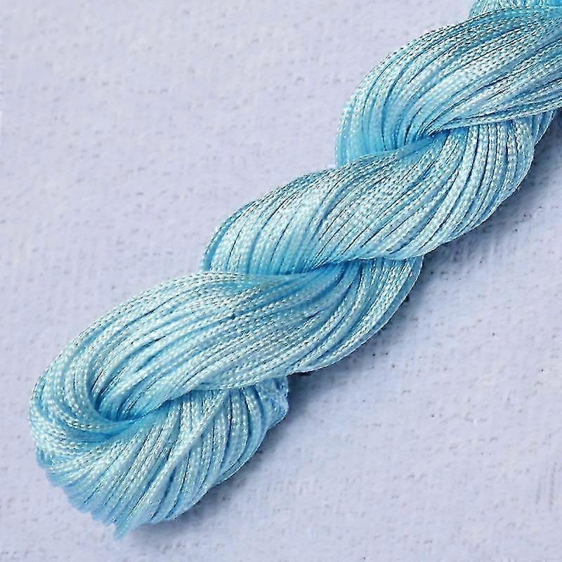 Home Party Supplies Chinese Knot Braided String DIY Macrame Cord 20m High Quality Tassels 1.0mm Beading String Bracelet Nylon Cord Thread Popular 2025