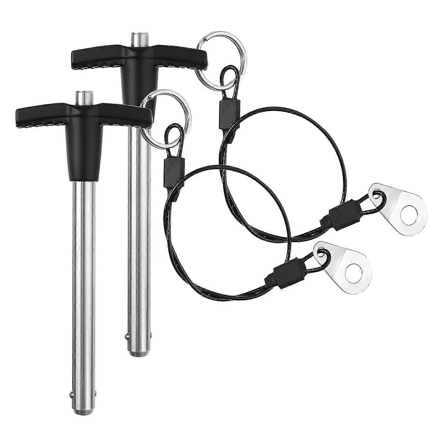 2 Pack T Handle Quick Release Pin 5/16 Inch Diameter