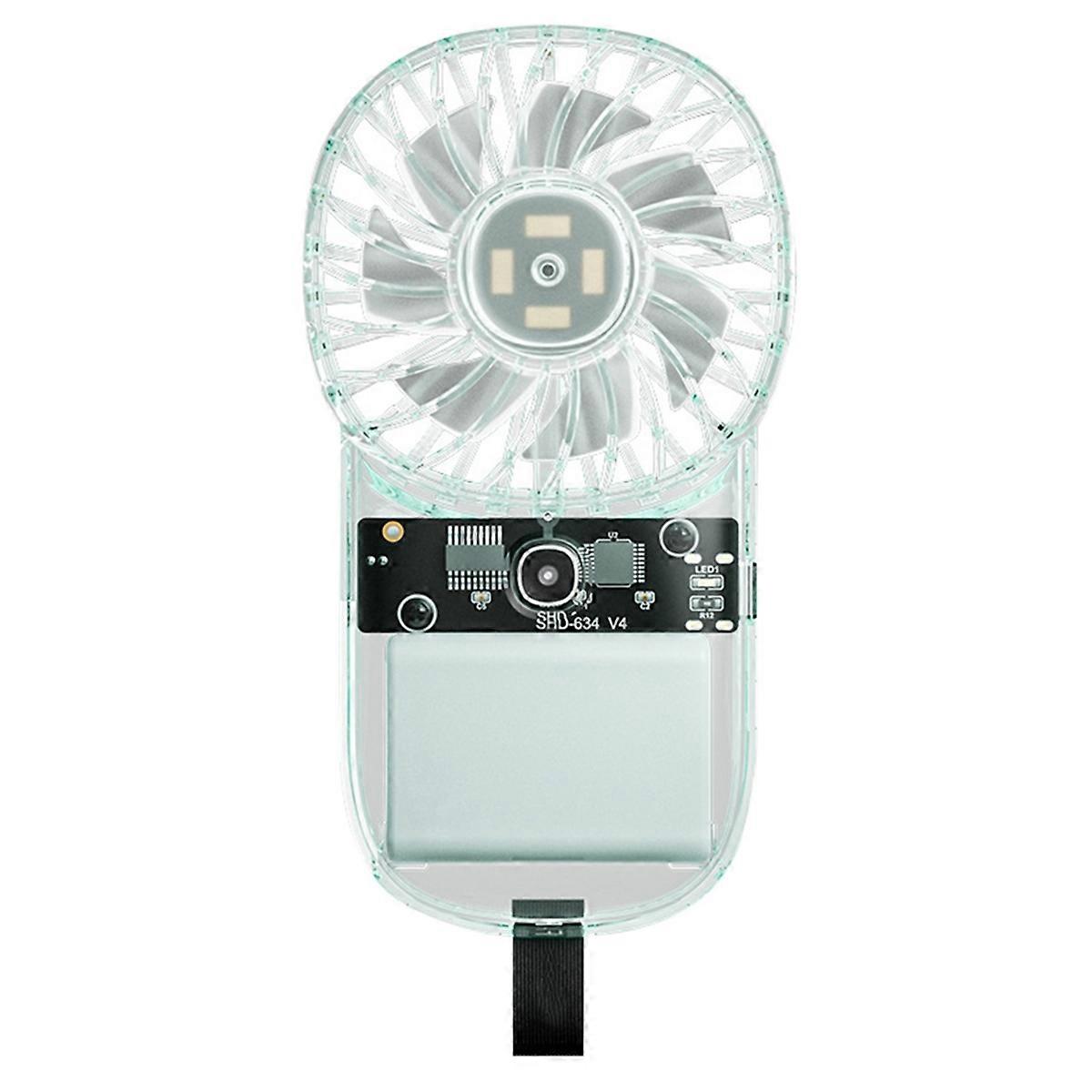 Handheld Mini Fan with Adjustable Speed and 1200mAh Battery 