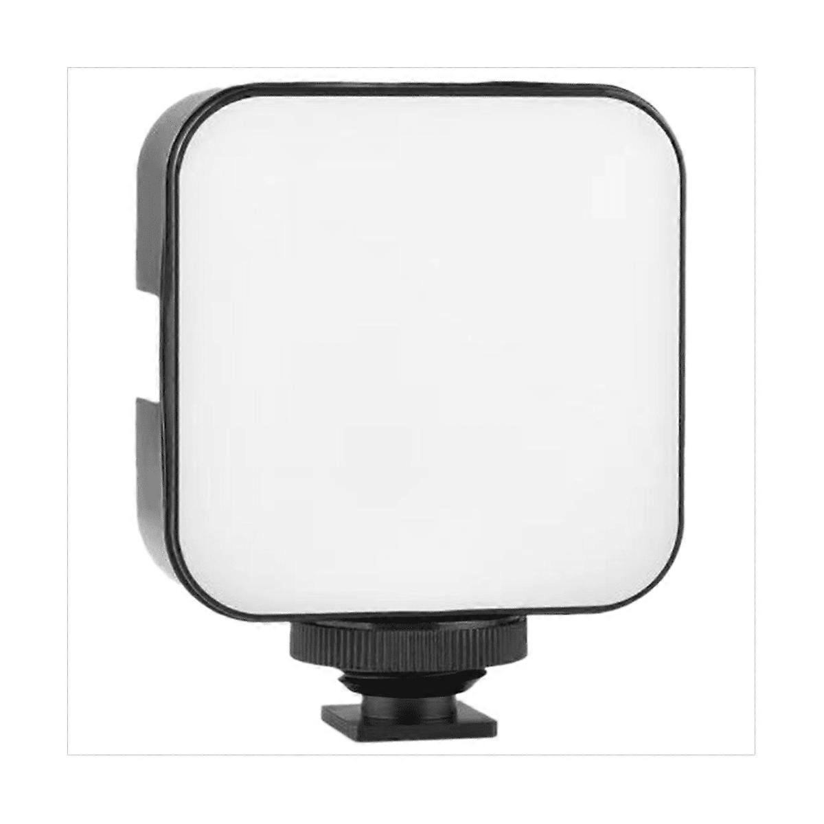 Mini LED Video Light Photography 2W Dimmable 6500K Fill Panel Lamp for Camera Smartphone Laptop