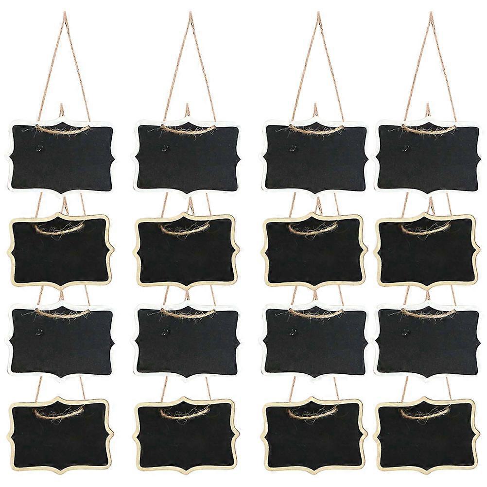 Wooden Chalkboard Labels 100 Pcs Mini Signs for Table Arrangement at Bakery Home Writing Board Assorted Color