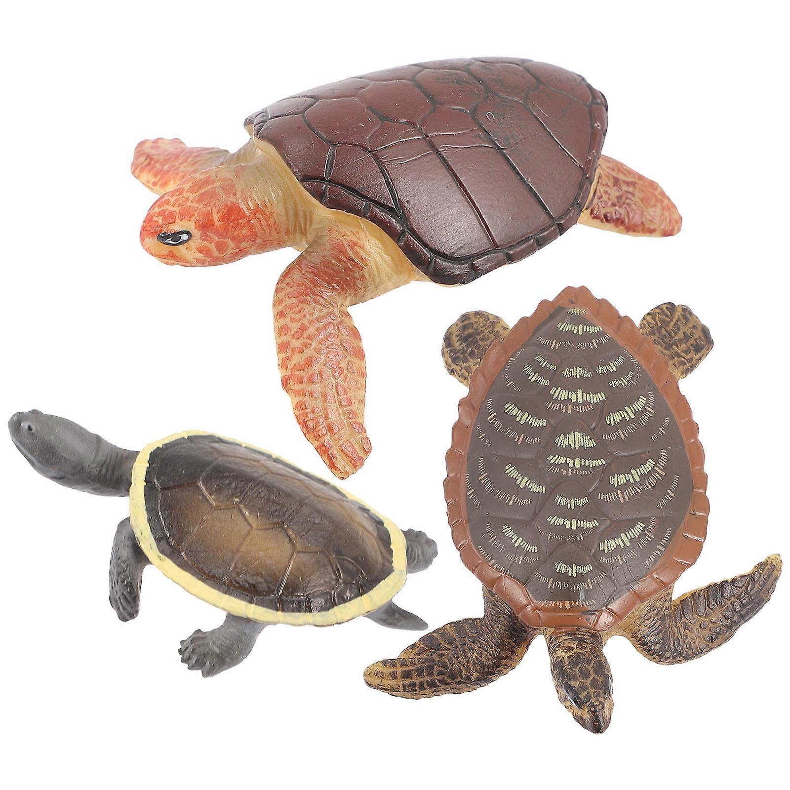 Turtle Ornament Set for Home Decor and Display with 6Pcs