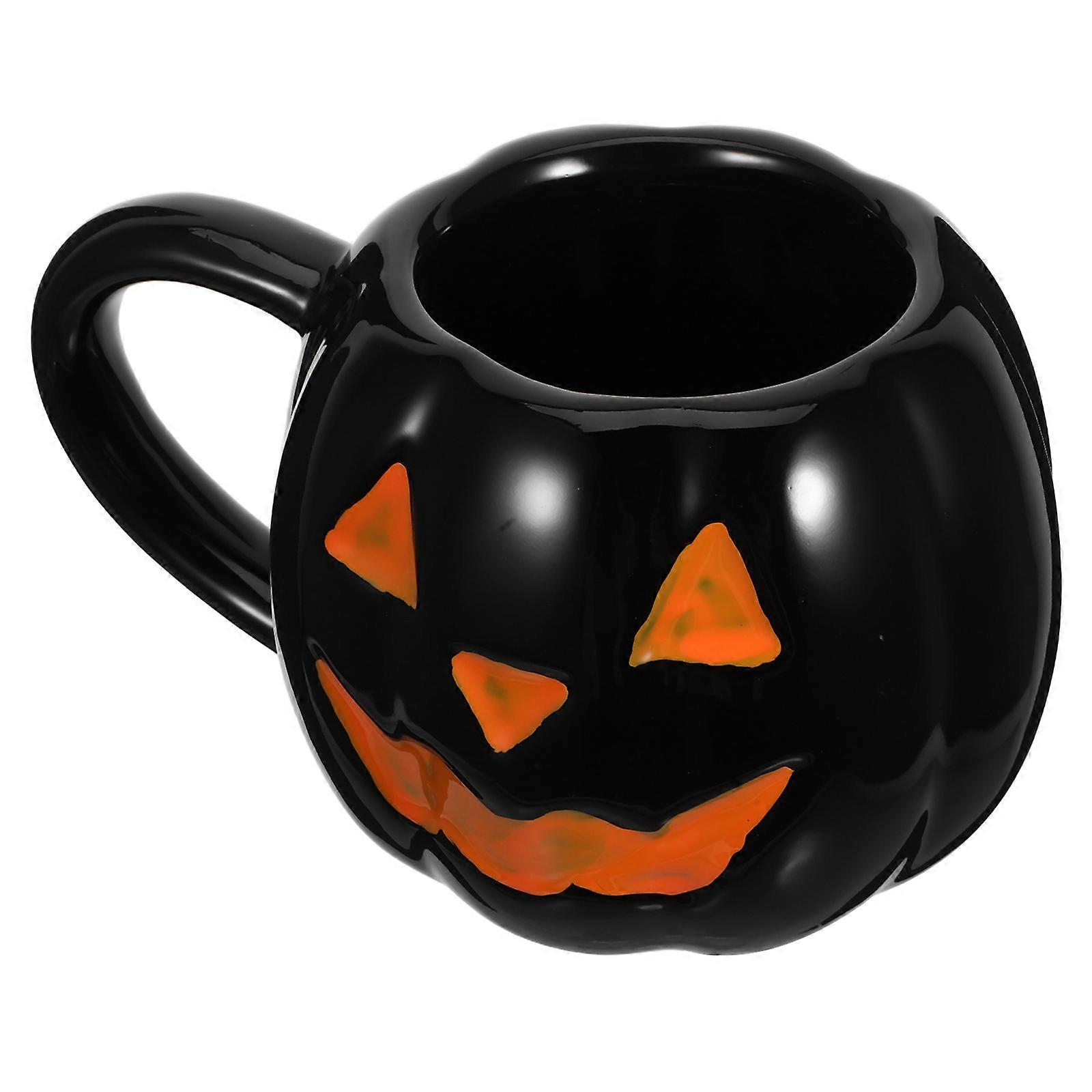 Pumpkin Mug Ceramic Halloween Party 3Pcs Set Ceramic Material