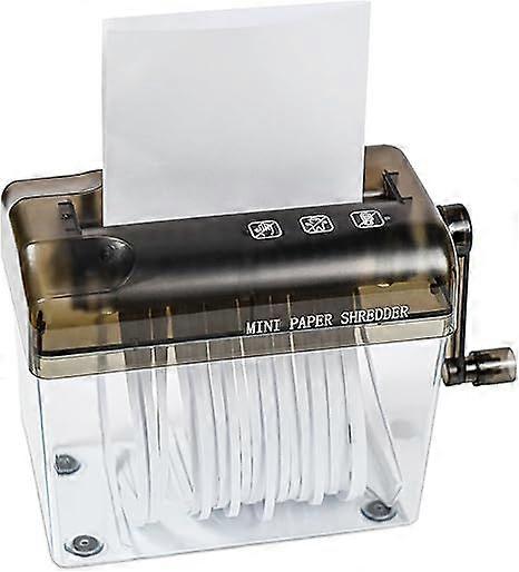 Hand-held Shredder, Suitable for A6 Paper Documents (Black)