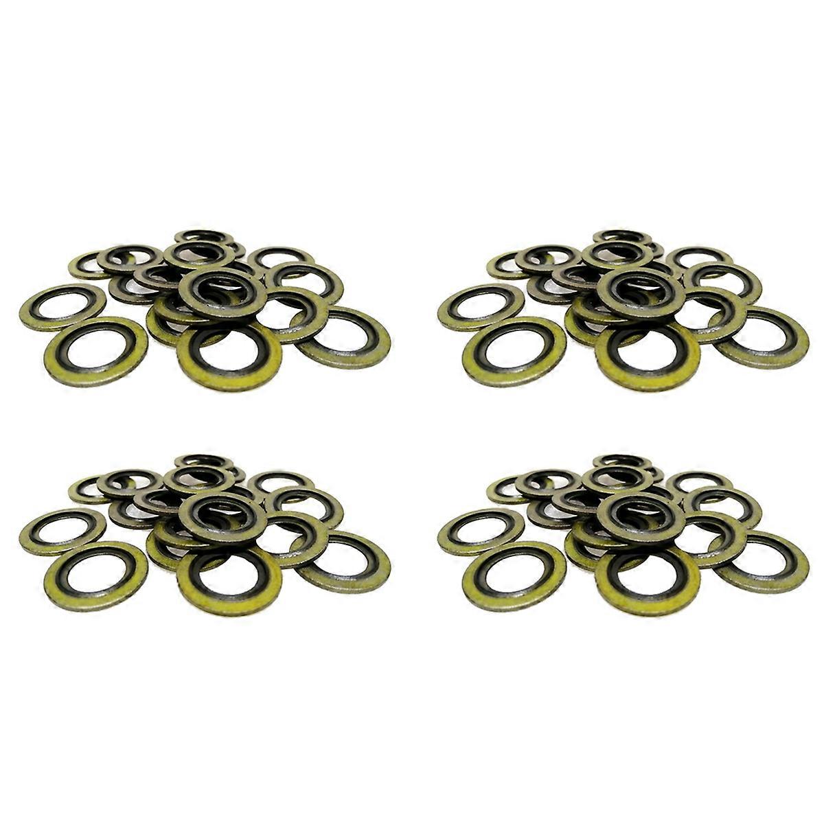80PCS Engine Oil Drain Plug Gasket 016393/016454 for ,,,,,,,,Mini