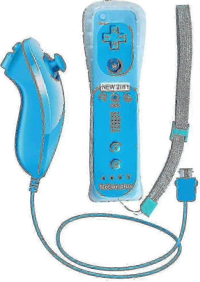 Venalisa Dzk Wii Controller, Remote Plus Controller And Nunchuk Controller For Nintendo Wii And Wii U, With