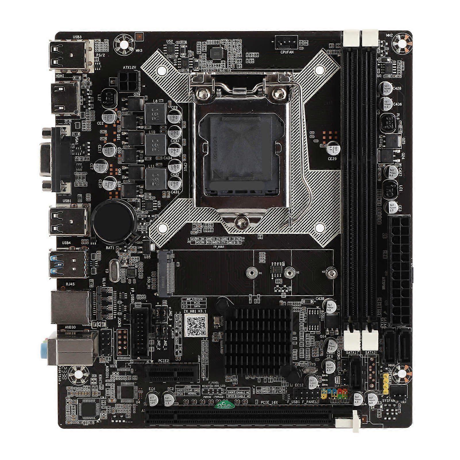 Computer Motherboard M ATX Fast Reading Dual Channel DDR3 Memory LGA1150CPU Series Desktop Motherboard