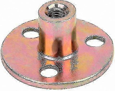 5 Pieces Flange Nut with 3 Holes - M6/M8/M10 Threaded T-Nut for Round Base Applications