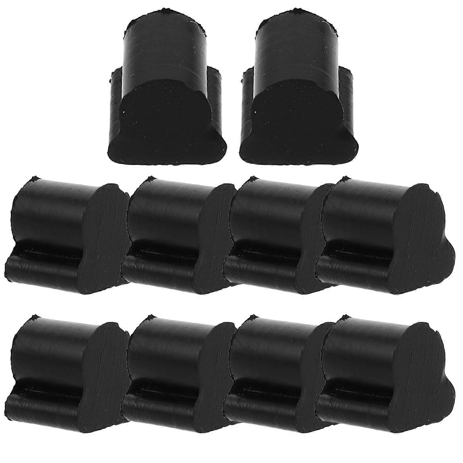 10 Pcs 4mm Rotary Valve Rubber Buffering Stop Horn Rubber Pad Brass Instrument Replacement Part For French Horn Euphonium Tuba Trombone