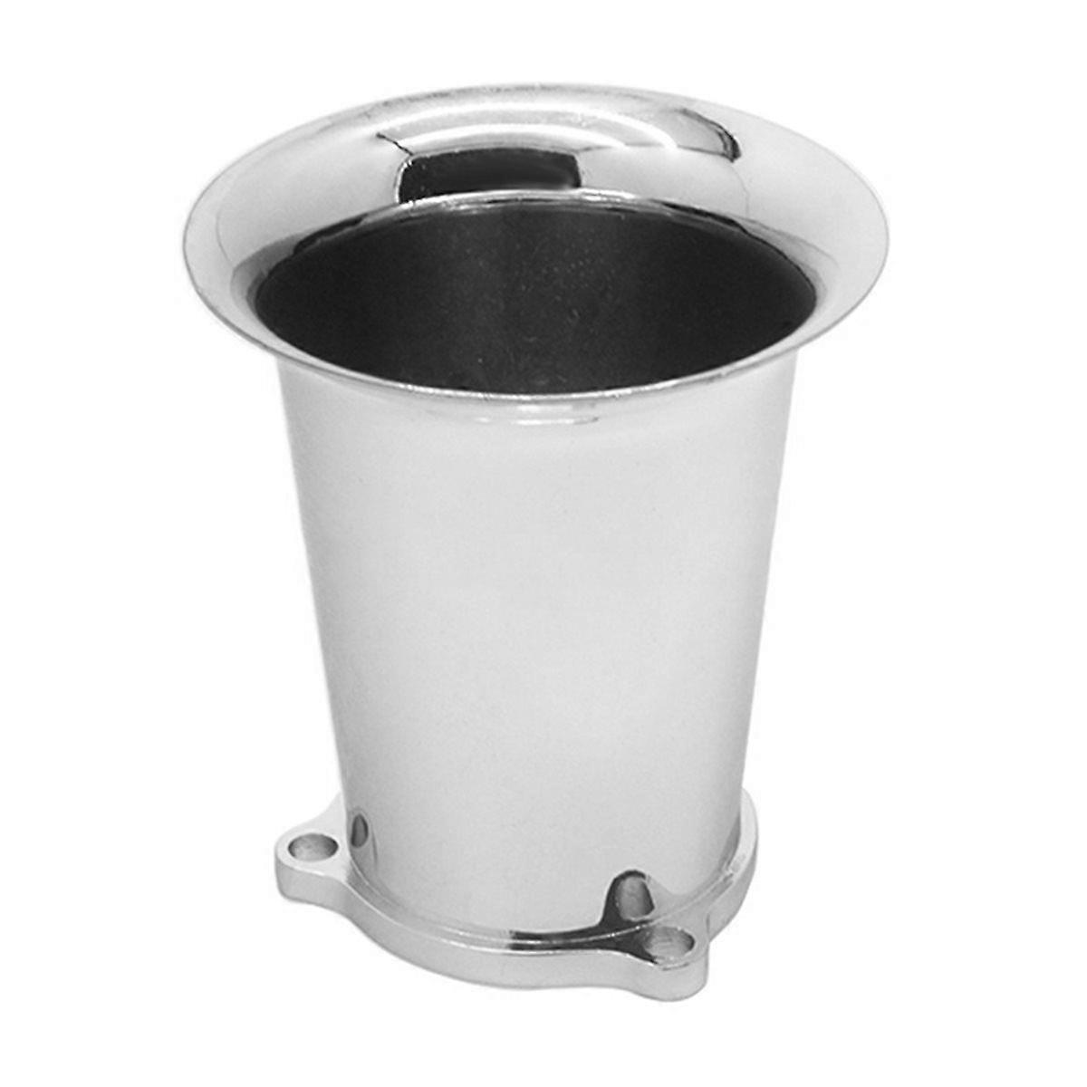 Air Filter Interface Cup Horn Velocity Stack Billet Aluminum Velocity Stack for Chrome Cv Carburetor