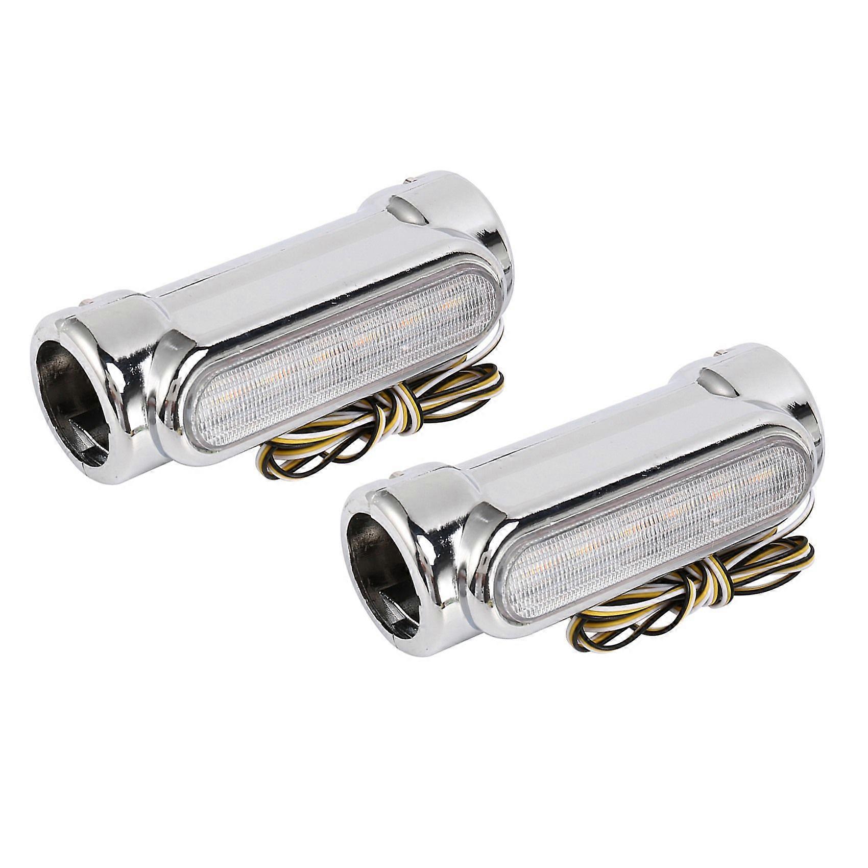 Motorcycle Led Driving Light/Turn Signal Light For (Silver)
