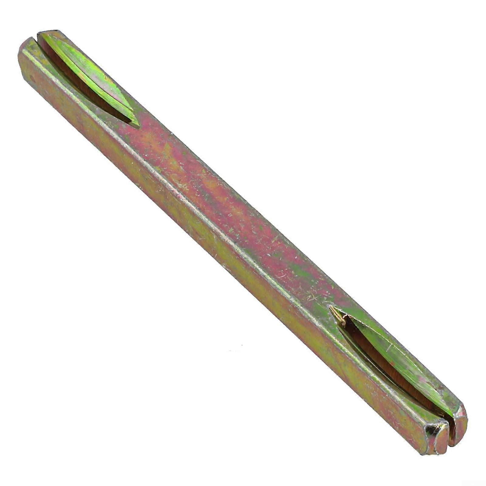 85130mm Square Spindle, 8mm Galvanized Push Pin, Iron Construction, Notched Pins, Door Handle Fit 105mm