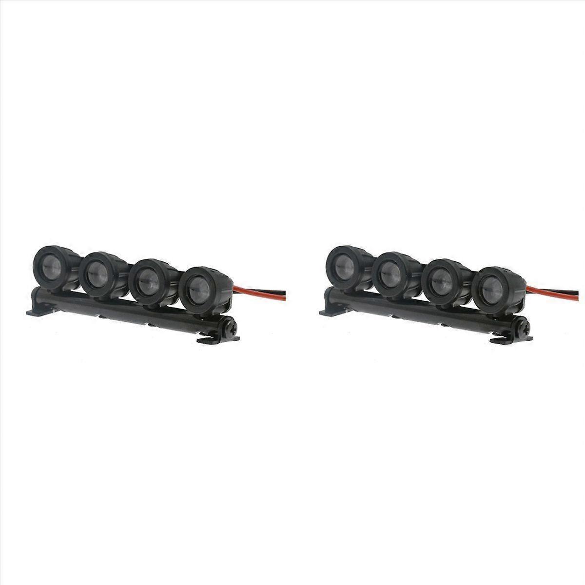 LED Bar Dachleuchte Leuchten für Axial SCX24 FMS Jimny 1/18 1/24 RC Auto,2