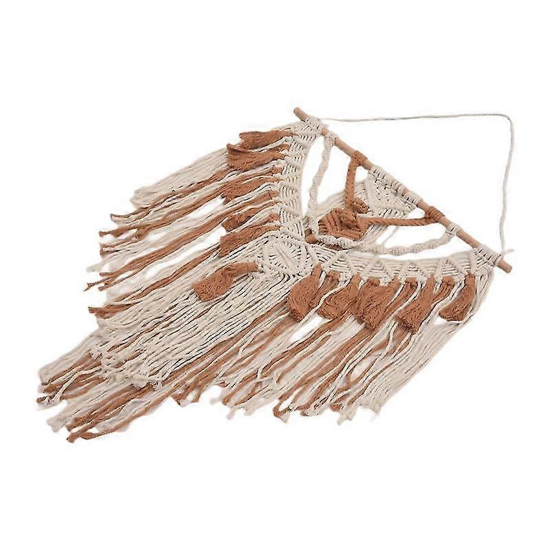 Hand-Woven Color Macrame Wall Hanging Ornament Bohemian Craft Decoration Gorgeous Tapestry for Home