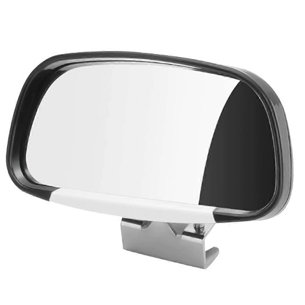 Universal Fit Front View Blind Spot Mirror with Convex Lens - 360° Adjustable