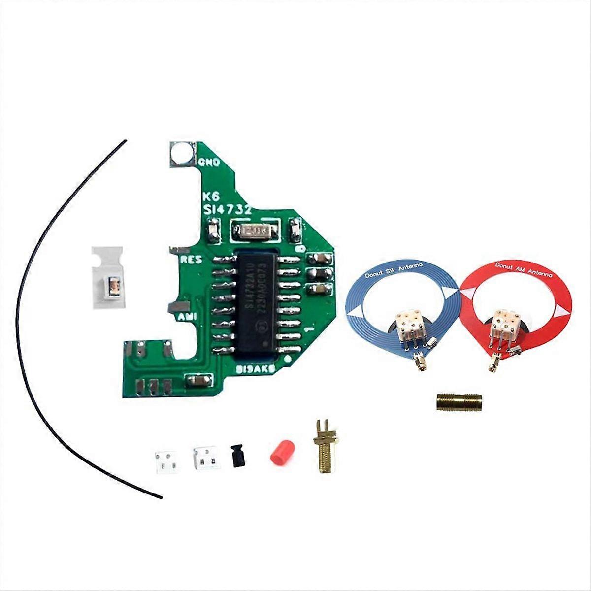 Modulo di modifica SI4732 e oscillatore al cristallo + 2 antenne a ciambella FPC