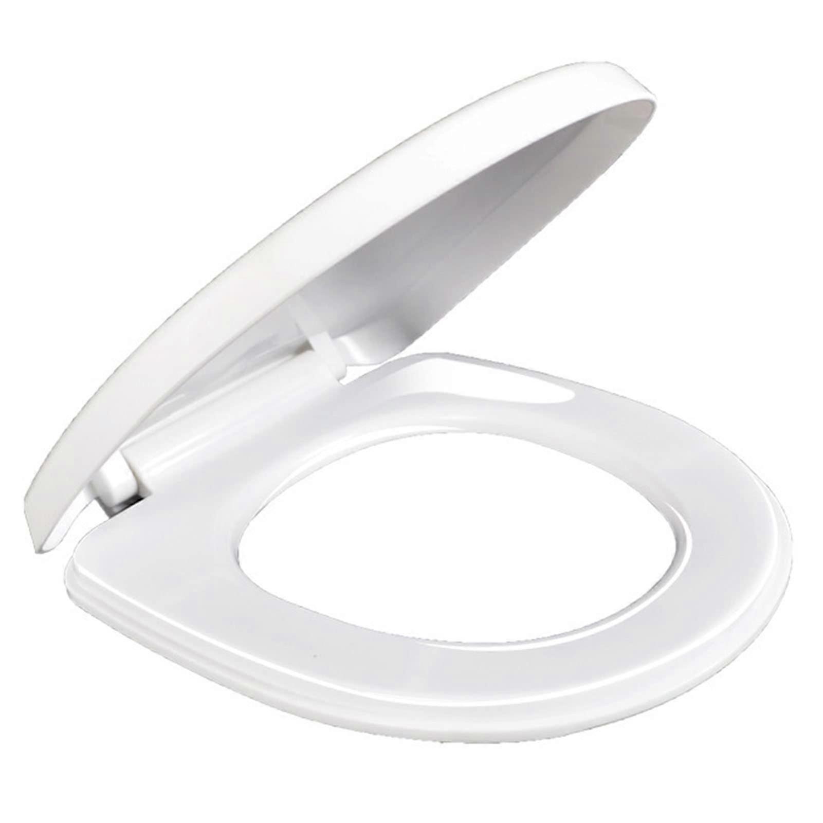 Toilet Seat Elongated SlowClose Hinges Durable Plastic Soft Closed Hinges To Prevent Shifting V/U/OType C