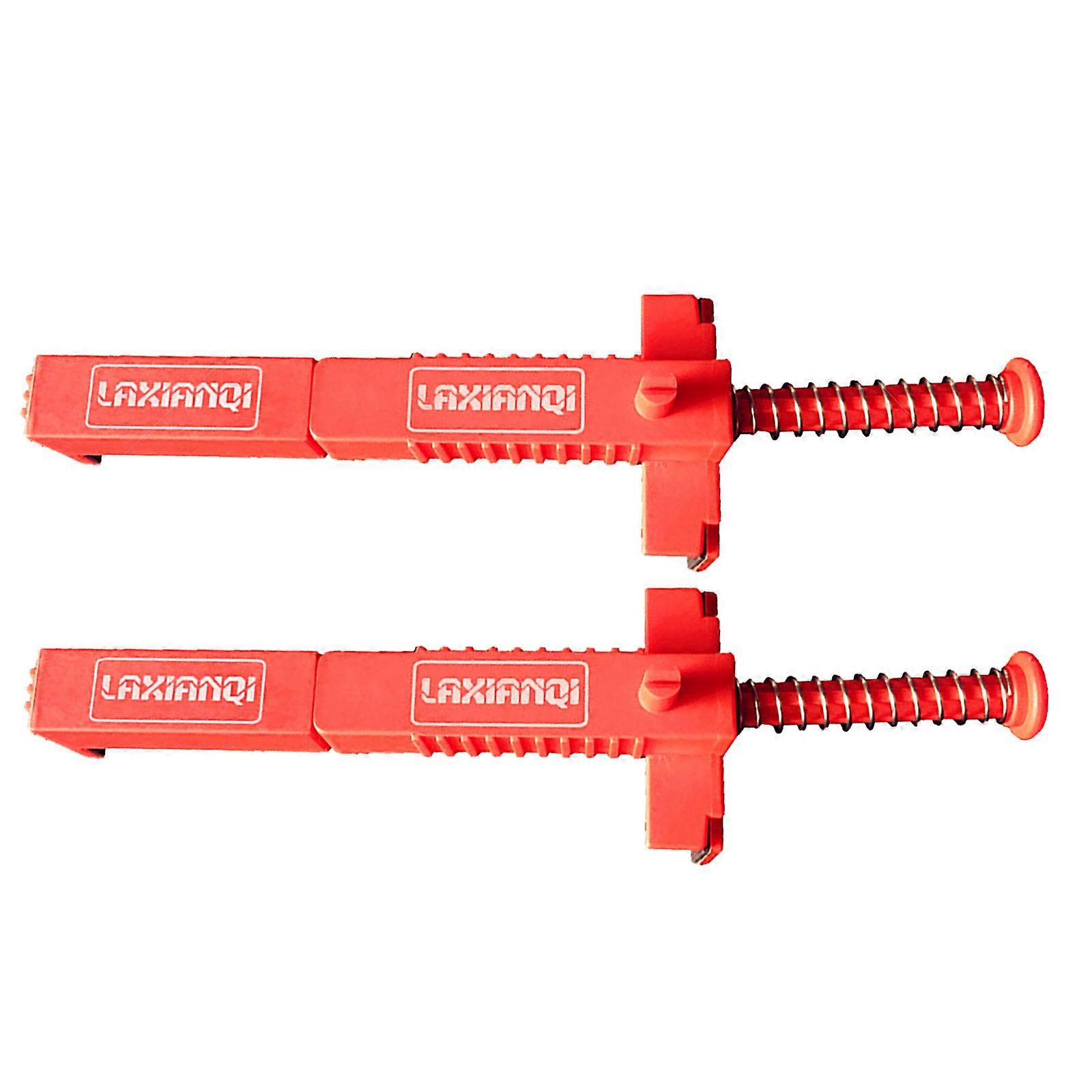 2PCs Brick Liner Runner Leveling Measuring Wire Drawer Tool Fixers Brick Line Clips Puller Wire Clamps For Building Multicolor