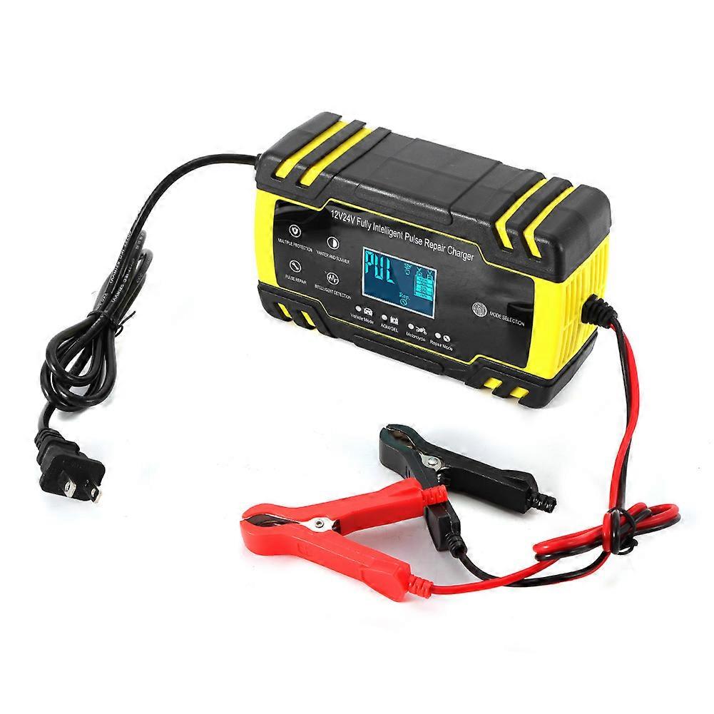 LCD display battery charger for car with smart technology