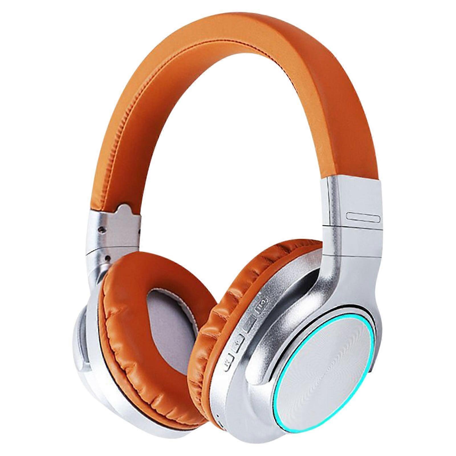 Bluetooth 5.0 Wireless Earphones with Cool Lighting, Long Battery, Comfortable Fit, Multiple Playback Modes