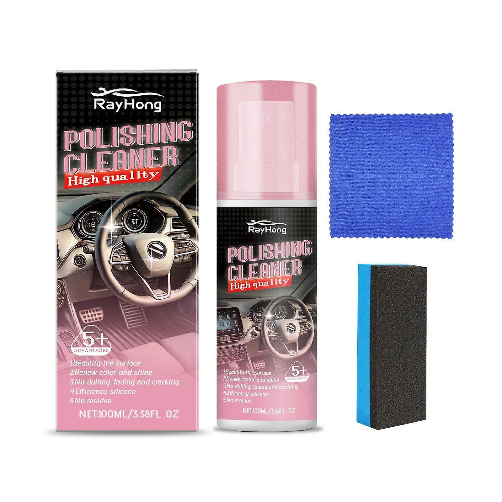 Rayhong Car Interior Polish (With Tool) Car Leather Interior Care