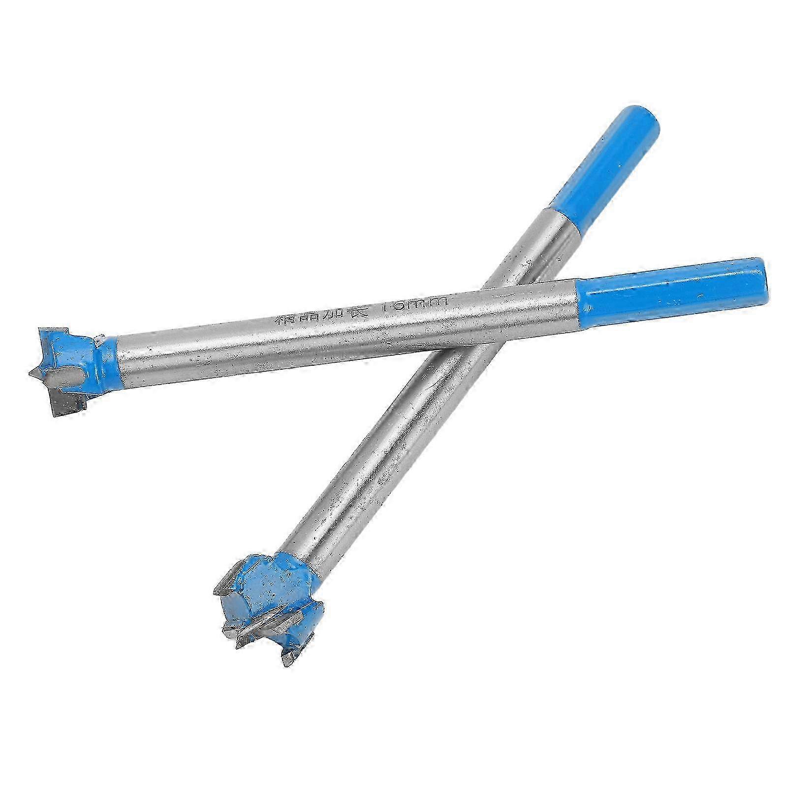 2PCS Extended Hole Opener with Hex Shank Slotting Milling Cutter Bit Woodworking Tool 16mm 18mm