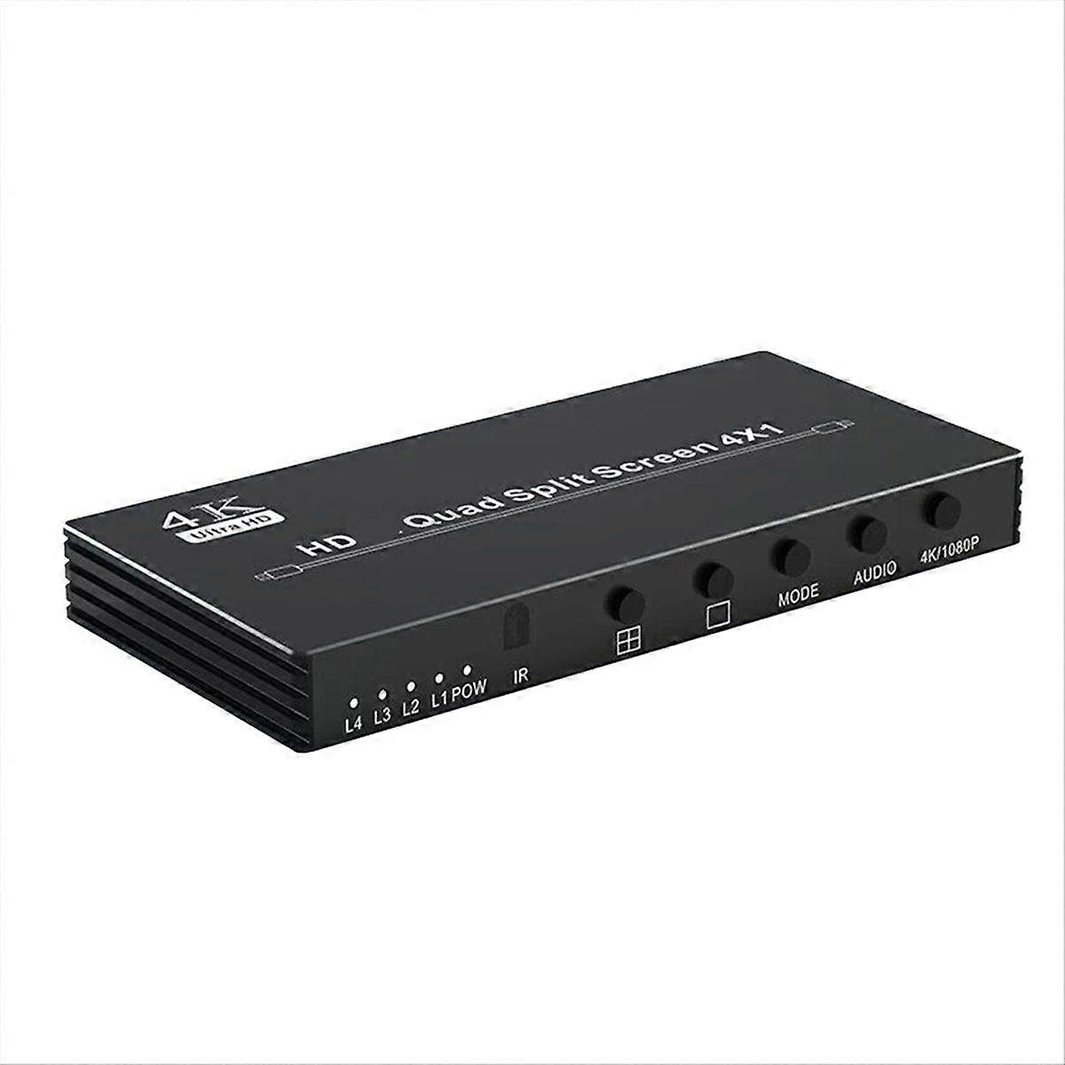 4K -Compatible Multiviewer 4X1 -Compatible Quad Multiviewer 4X1 Swicth Multiviewer Seamless Switche