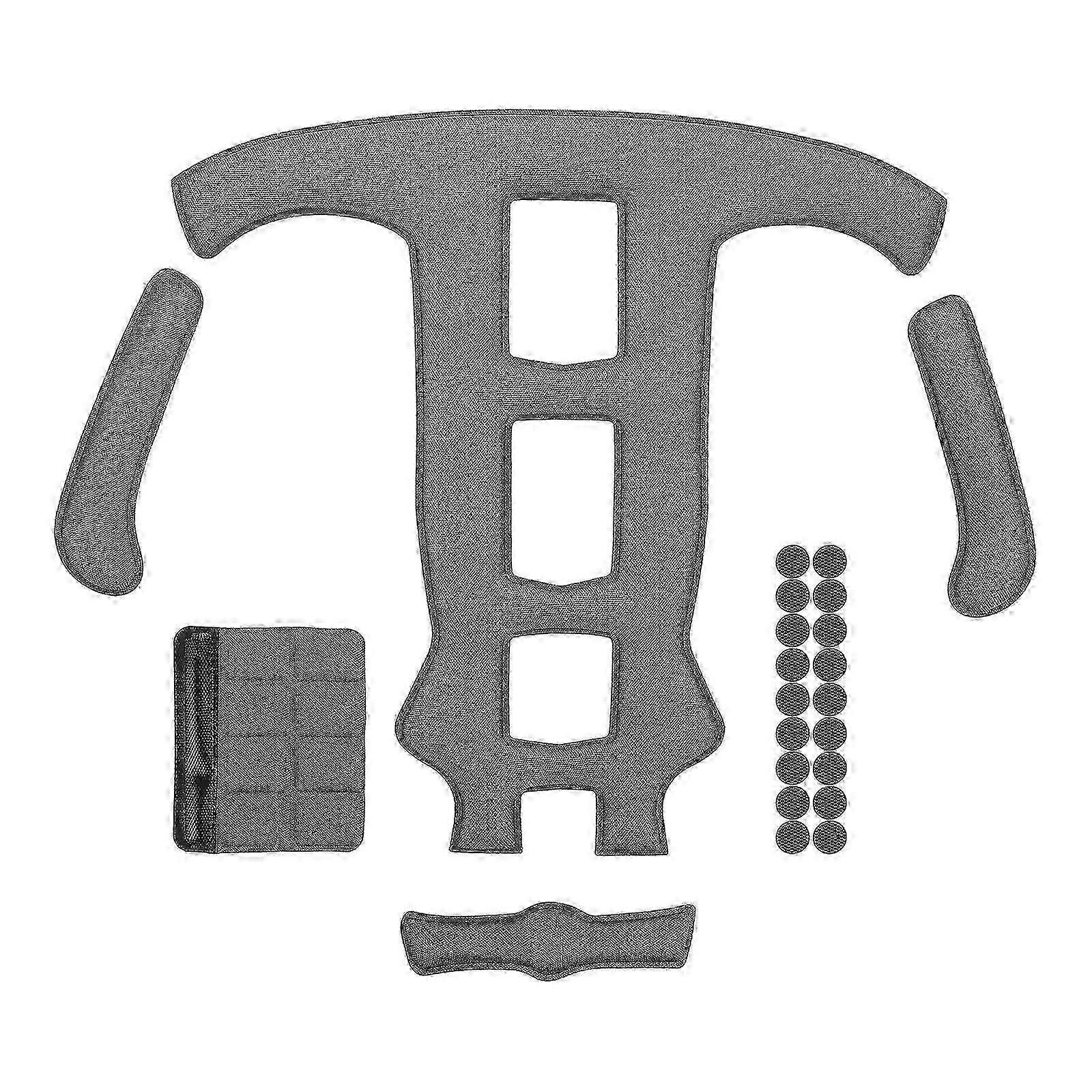 Sweat-Absorbing Helmet Pads Cycling Helmet Inserts Removable Cotton Inner Liners For Bicycles 1Set