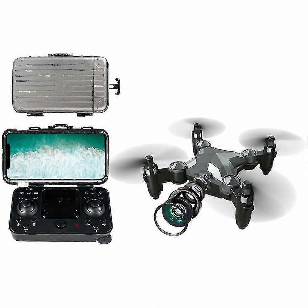 Mini Folding Drone with 720p Camera, FPV, Altitude Hold, Remote Control, 4-Axis Quadcopter for Luggage