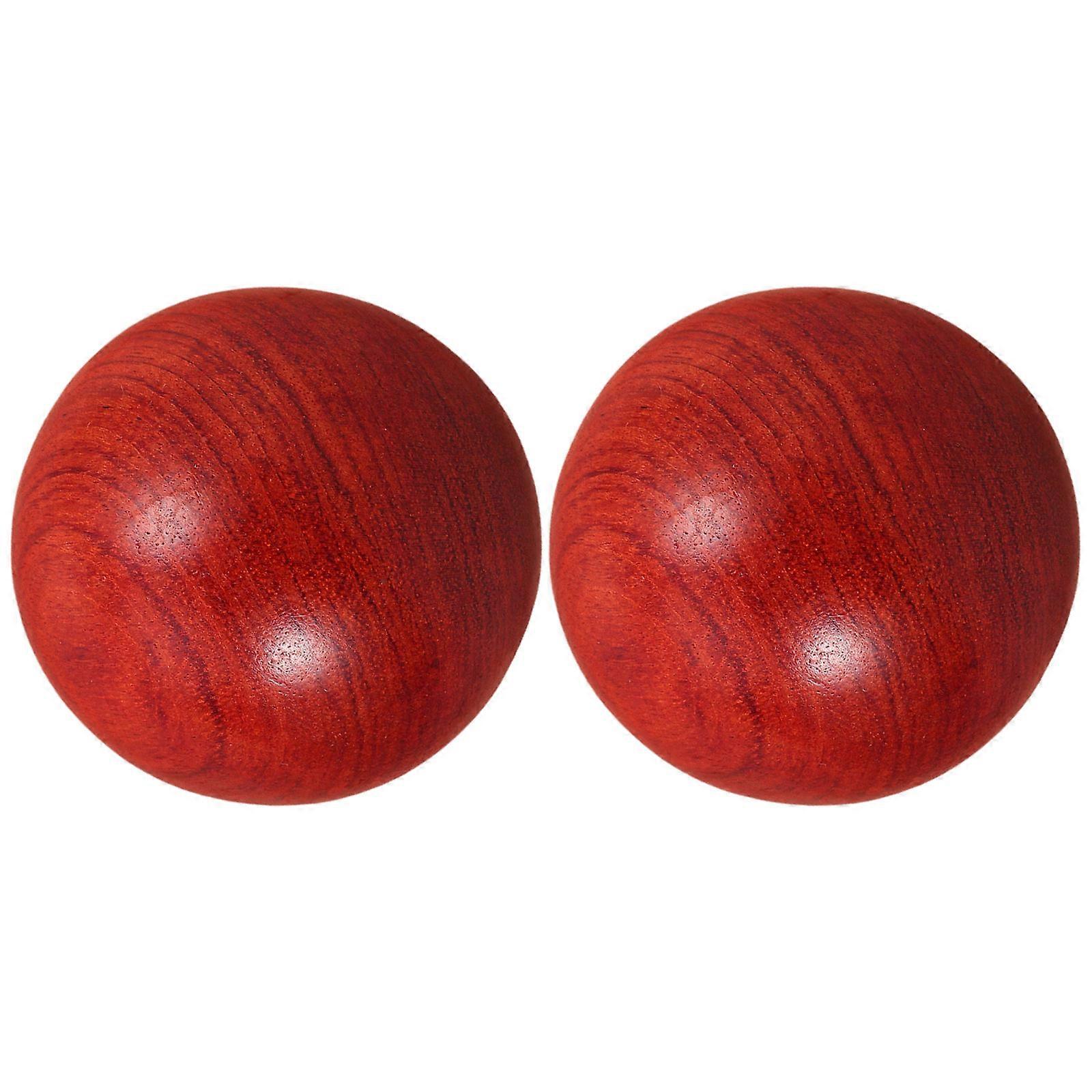 Chinese Baoding Balls for Hand Training 6Pcs Wooden Massage Balls