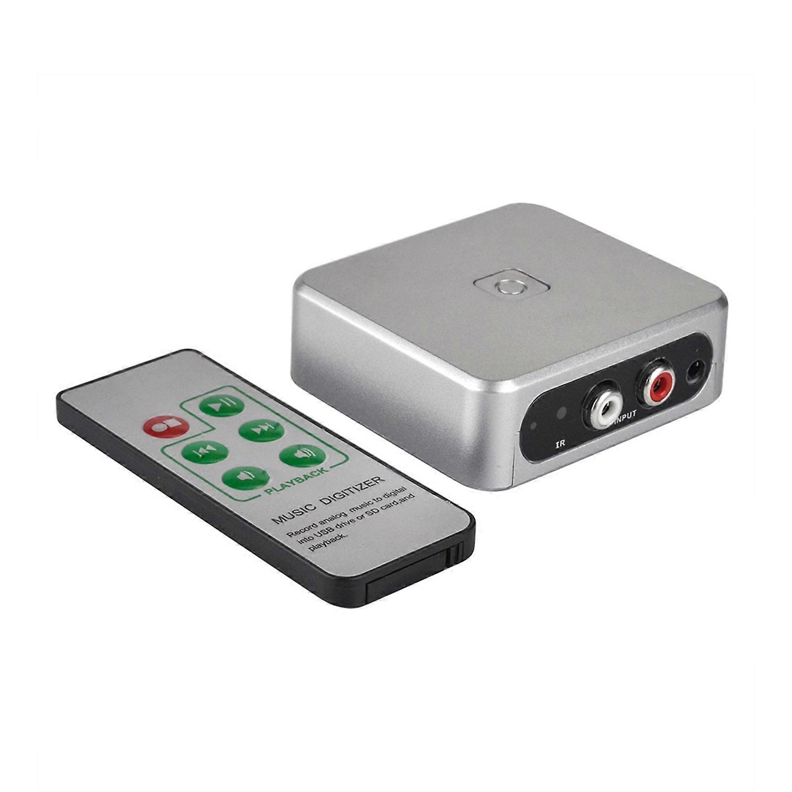 Music Digitizer Sound Capture Recorder Box Convert Old Analog Music To MP3 Format Support USB Drive Memory Card Multicolor