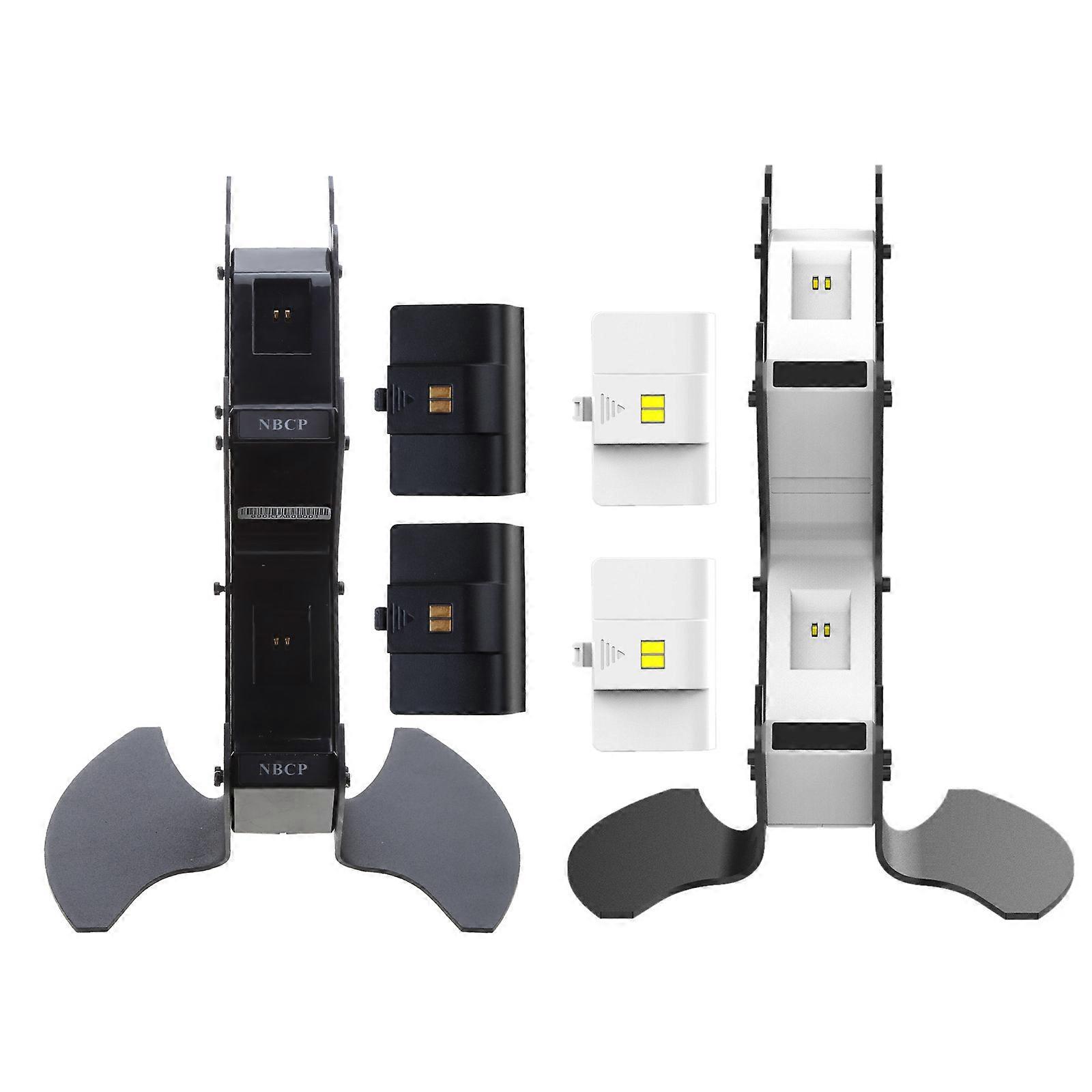 Controller Charger Station for  one Charging Station Dual Charging Dock for  Series X S with Headset Holder  Black and white