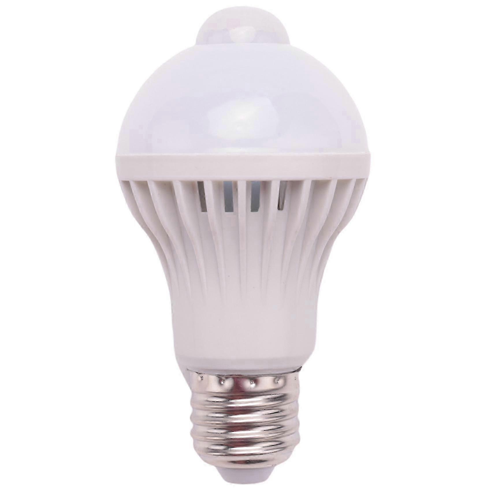 E27 Led Bulb Light Motion Sensor Light LED PIR Motion Sensor Lamp Globe Bulb Light Lamp, 5W