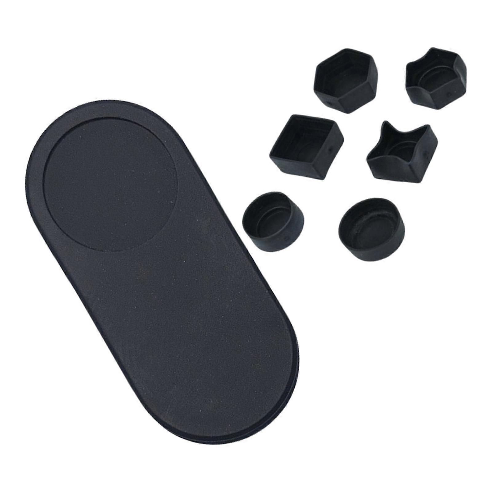 Portable Quiet Billiard Cue Tip Maintenance Tool Magnetic Chalks Clamps for Pool Cues Magnetic Attachments Multicolor