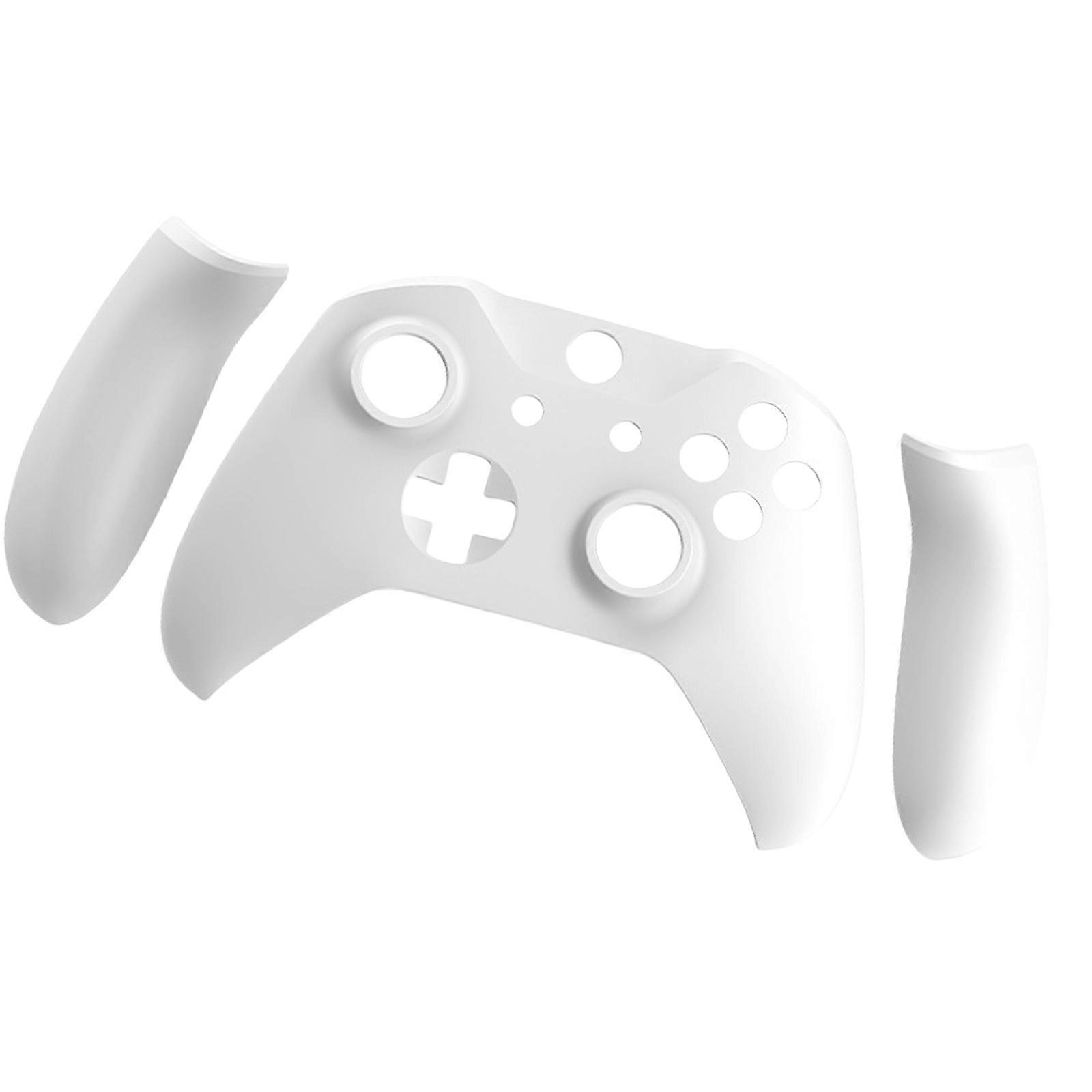Replacement Faceplate Cover for Slim Soft Touch Front Housing Shells Case Controller Acccessories  White