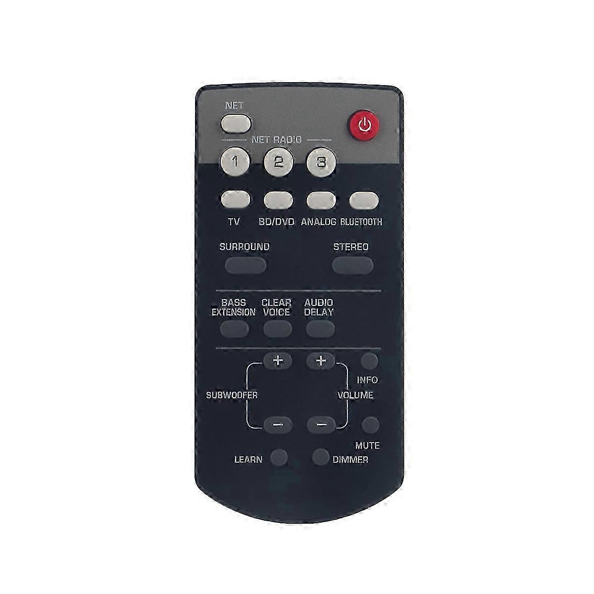 Replacement Remote For Fsr76 Zu84640 Yas-306 Yas306 Sound Bar System