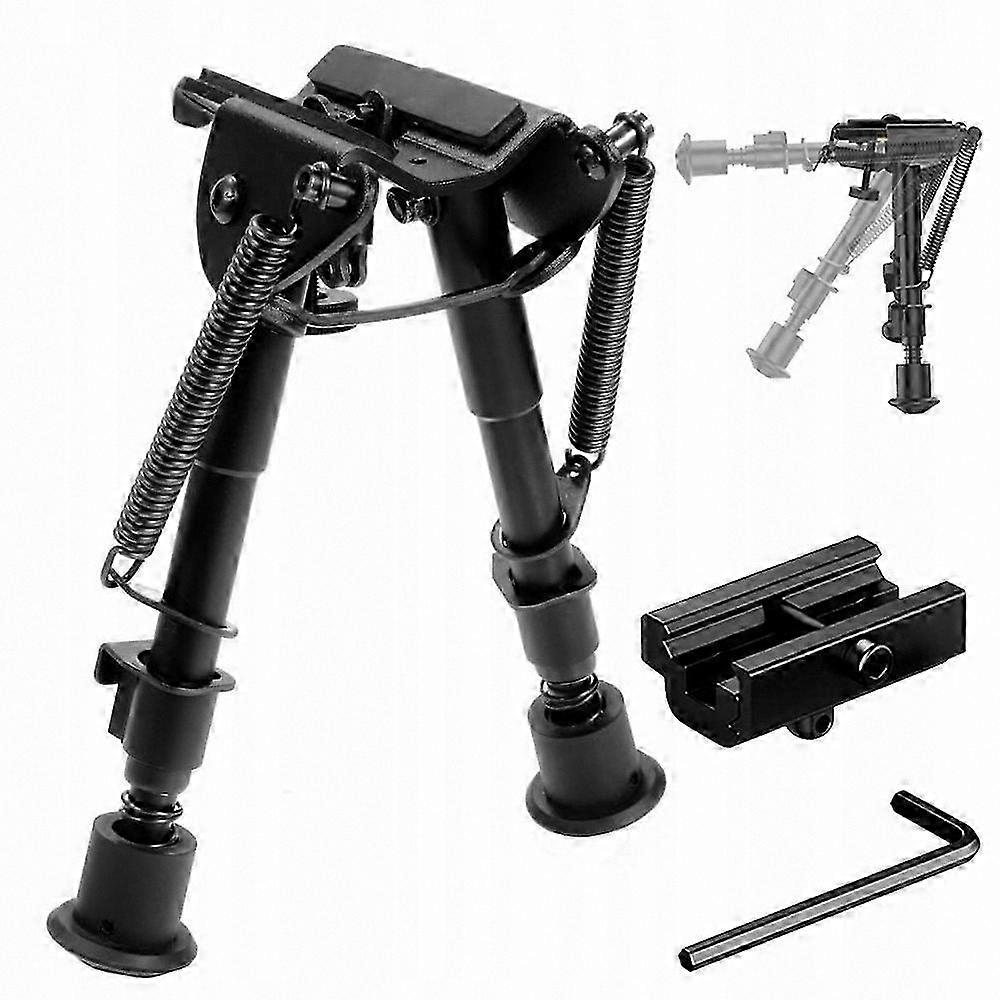 Adjustable Bipod with Adapter for Camera and Tripod Use