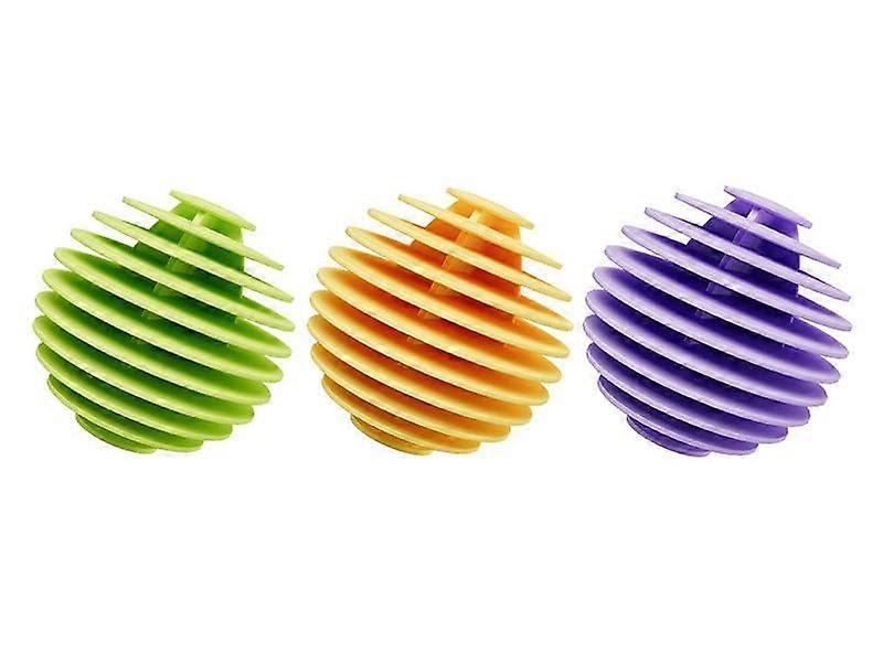 Laundry Balls for Washing Machine, AntiTangle Rubber Soft Reusable Balls Reduce Wrinkles, 6 Pack 3 Colors